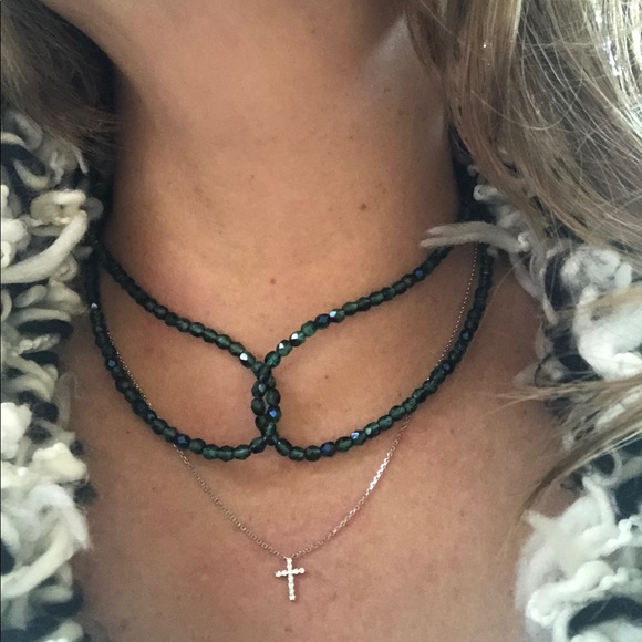 💕👀💕SALE💕👀💕Czech Glass Convertible Necklace - Picture 2 of 8